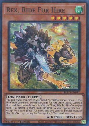 Rex, Ride Fur Hire [BPRO-EN017] Super Rare - Burst Protocol - Card Brawlers | Quebec | Canada |