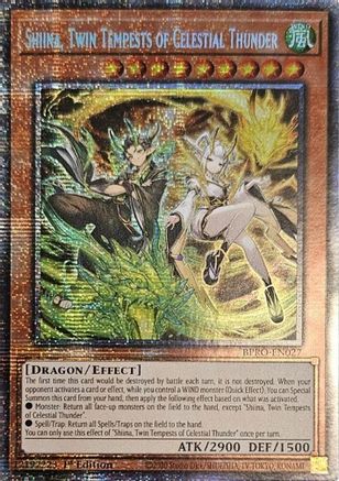 Shiina, Twin Tempests of Celestial Thunder [BPRO-EN027] Starlight Rare - Burst Protocol - Card Brawlers | Quebec | Canada |