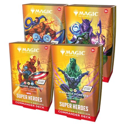 Magic the Gathering - Marvel Super Heroes Commander Deck Case (Collector's Edition)