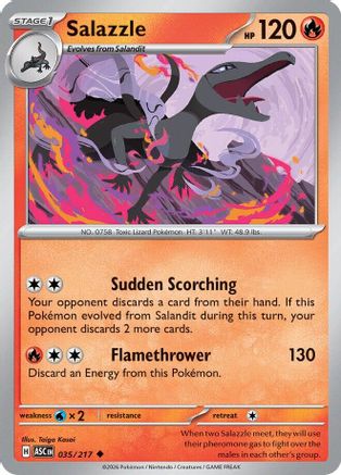 Salazzle (035/217) [ME Ascended Heroes] - ME: Ascended Heroes - Card Brawlers | Quebec | Canada |