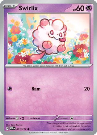 Swirlix (093/null) [ME Ascended Heroes] - ME: Ascended Heroes - Card Brawlers | Quebec | Canada |