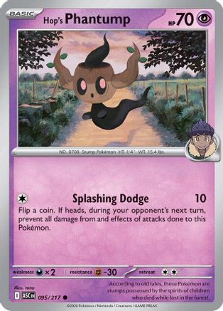 Hop's Phantump (095/null) - Reverse Holofoil [ME Ascended Heroes] - ME: Ascended Heroes - Card Brawlers | Quebec | Canada |