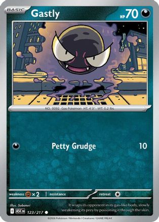 Gastly (123/null) [ME Ascended Heroes] - ME: Ascended Heroes - Card Brawlers | Quebec | Canada |