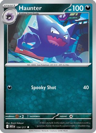 Haunter (124/null) - Reverse Holofoil [ME Ascended Heroes] - ME: Ascended Heroes - Card Brawlers | Quebec | Canada |
