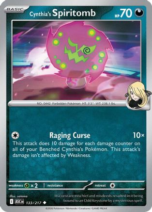 Cynthia's Spiritomb (133/217) [ME Ascended Heroes] - ME: Ascended Heroes - Card Brawlers | Quebec | Canada |