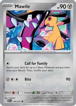 Mawile (144/217) [ME Ascended Heroes] - ME: Ascended Heroes - Card Brawlers | Quebec | Canada |