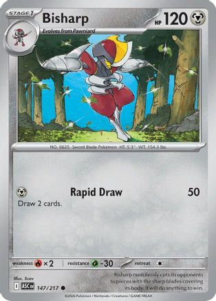 Bisharp (147/null) [ME Ascended Heroes] - ME: Ascended Heroes - Card Brawlers | Quebec | Canada |
