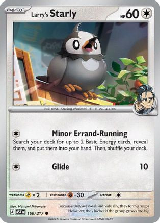 Larry's Starly (168/null) [ME Ascended Heroes] - ME: Ascended Heroes - Card Brawlers | Quebec | Canada |