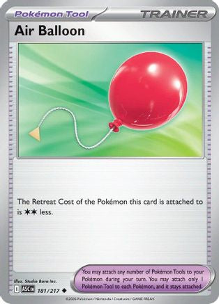 Air Balloon (181/null) [ME Ascended Heroes] - ME: Ascended Heroes - Card Brawlers | Quebec | Canada |