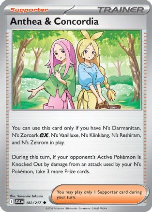 Anthea & Concordia (182/217) [ME Ascended Heroes] - ME: Ascended Heroes - Card Brawlers | Quebec | Canada |