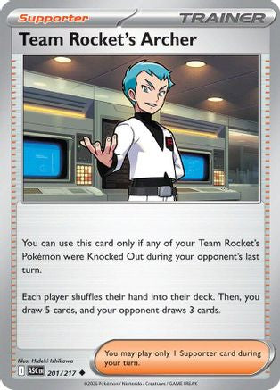 Team Rocket's Archer (201/null) [ME Ascended Heroes] - ME: Ascended Heroes - Card Brawlers | Quebec | Canada |