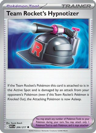 Team Rocket's Hypnotizer (206/null) [ME Ascended Heroes] - ME: Ascended Heroes - Card Brawlers | Quebec | Canada |