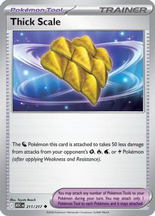 Thick Scale (211/null) [ME Ascended Heroes] - ME: Ascended Heroes - Card Brawlers | Quebec | Canada |