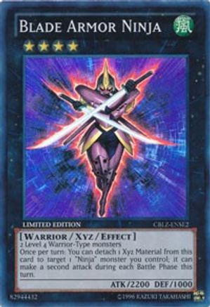 Blade Armor Ninja [CBLZ-ENSE2] Super Rare - Yu-Gi-Oh! - Card Brawlers | Quebec | Canada |