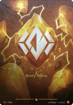 Body Rune (Alternate Art) (R04a) - Spiritforged Foil - Spiritforged - Card Brawlers | Quebec | Canada |