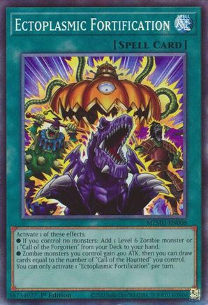 Ectoplasmic Fortification [MZMU-EN008] Collector's Rare - Maze of Muertos - Card Brawlers | Quebec | Canada |