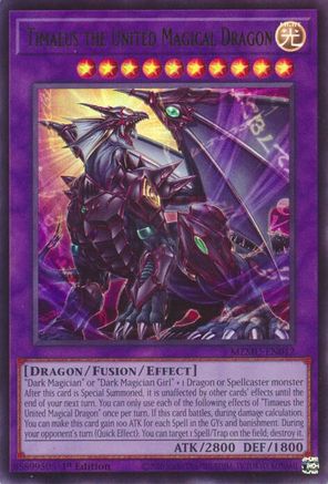 Timaeus the United Magical Dragon [MZMU-EN012] Ultra Rare - Maze of Muertos - Card Brawlers | Quebec | Canada |