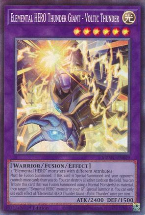 Elemental HERO Thunder Giant - Voltic Thunder [MZMU-EN029] Collector's Rare - Maze of Muertos - Card Brawlers | Quebec | Canada |