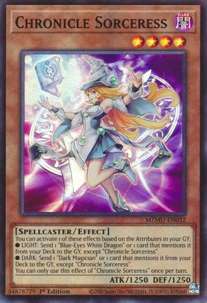 Chronicle Sorceress [MZMU-EN032] Super Rare - Maze of Muertos - Card Brawlers | Quebec | Canada |