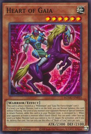 Heart of Gaia [MZMU-EN033] Super Rare - Maze of Muertos - Card Brawlers | Quebec | Canada |
