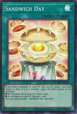 Sandwich Day [MZMU-EN056] Super Rare - Maze of Muertos - Card Brawlers | Quebec | Canada |