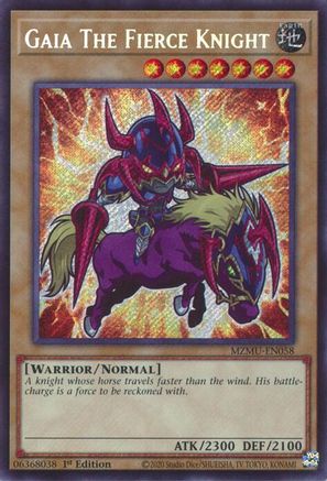 Gaia The Fierce Knight [MZMU-EN058] Secret Rare - Maze of Muertos - Card Brawlers | Quebec | Canada |