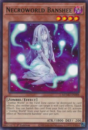 Necroworld Banshee [MZMU-EN088] Rare - Maze of Muertos - Card Brawlers | Quebec | Canada |