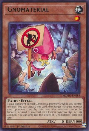 Gnomaterial [MZMU-EN089] Rare - Maze of Muertos - Card Brawlers | Quebec | Canada |
