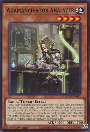 Adamancipator Analyzer [MZMU-EN093] Rare - Maze of Muertos - Card Brawlers | Quebec | Canada |
