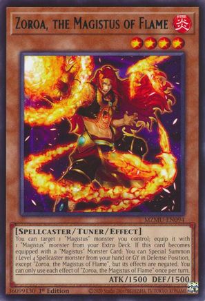 Zoroa, the Magistus of Flame [MZMU-EN094] Rare - Maze of Muertos - Card Brawlers | Quebec | Canada |
