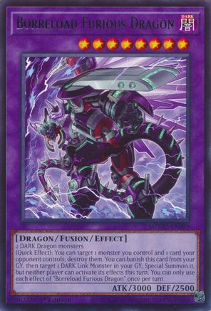 Borreload Furious Dragon [MZMU-EN099] Rare - Maze of Muertos - Card Brawlers | Quebec | Canada |