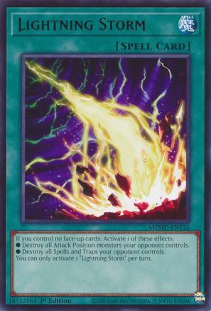 Lightning Storm [MZMU-EN116] Rare - Maze of Muertos - Card Brawlers | Quebec | Canada |