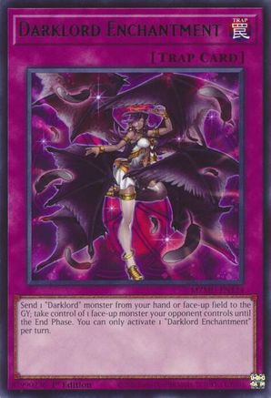 Darklord Enchantment [MZMU-EN124] Rare - Maze of Muertos - Card Brawlers | Quebec | Canada |