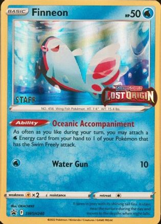 Finneon (SWSH240) - Holofoil [SWSH Sword & Shield Promo Cards]