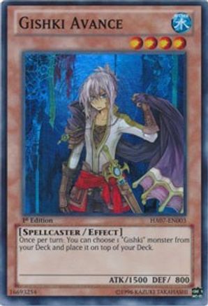 Gishki Avance [HA07-EN003] Super Rare - Yu-Gi-Oh! - Card Brawlers | Quebec | Canada |