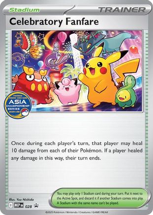 Celebratory Fanfare (Asia Championship Series 24-25) (028/null) [ME Mega Evolution Promo]