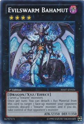 Evilswarm Bahamut [HA07-EN024] Secret Rare - Yu-Gi-Oh! - Card Brawlers | Quebec | Canada |