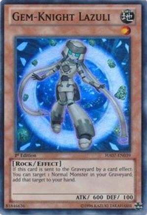 Gem-Knight Lazuli [HA07-EN039] Super Rare - Yu-Gi-Oh! - Card Brawlers | Quebec | Canada |