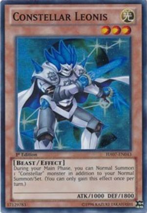 Constellar Leonis [HA07-EN043] Super Rare - Yu-Gi-Oh! - Card Brawlers | Quebec | Canada |