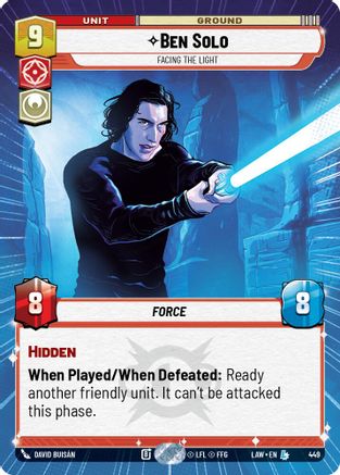 Ben Solo - Facing the Light (Hyperspace) (449) - A Lawless Time - A Lawless Time - Card Brawlers | Quebec | Canada |