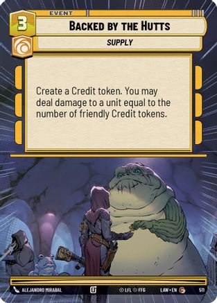 Backed by the Hutts (Hyperspace) (511) - A Lawless Time - A Lawless Time - Card Brawlers | Quebec | Canada |