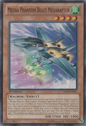 Mecha Phantom Beast Megaraptor [LTGY-EN021] Super Rare - Yu-Gi-Oh! - Card Brawlers | Quebec | Canada |
