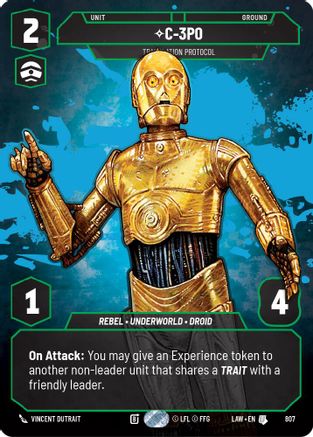 C-3PO - Translation Protocol (Prestige) (807) - A Lawless Time - A Lawless Time - Card Brawlers | Quebec | Canada |