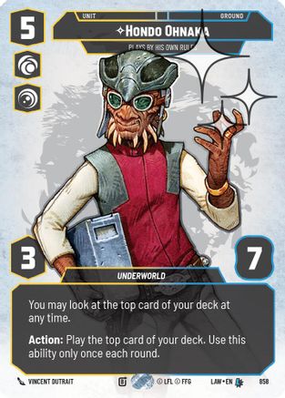 Hondo Ohnaka - Plays By His Own Rules (Prestige Foil) (858) - A Lawless Time Foil - A Lawless Time - Card Brawlers | Quebec | Canada |