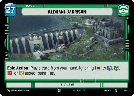 Aldhani Garrison // Experience (22 // T02) - A Lawless Time - A Lawless Time - Card Brawlers | Quebec | Canada |