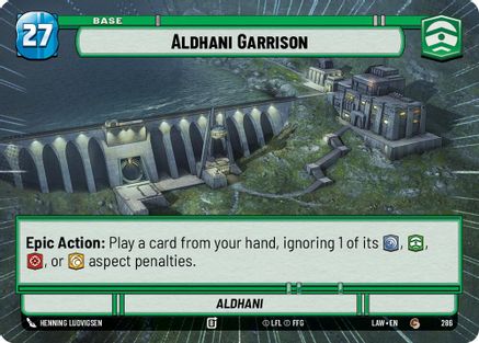 Aldhani Garrison // Credit (Hyperspace) (286 // T04) - A Lawless Time - A Lawless Time - Card Brawlers | Quebec | Canada |