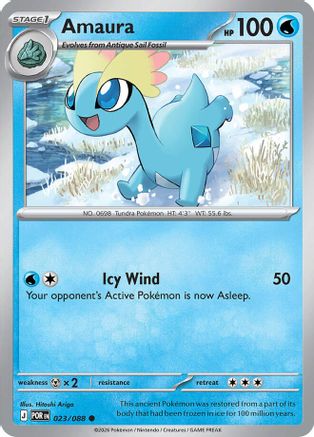 Amaura (023/null) - Reverse Holofoil [ME03 Perfect Order] - ME03: Perfect Order - Card Brawlers | Quebec | Canada |