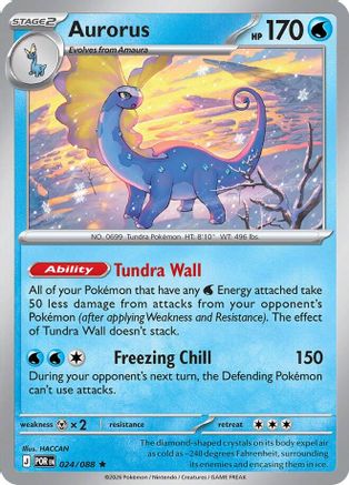 Aurorus (024/088) - Holofoil [ME03 Perfect Order] - ME03: Perfect Order - Card Brawlers | Quebec | Canada |