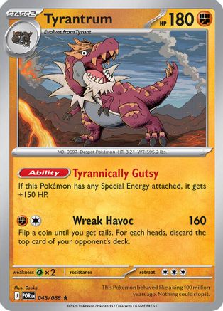 Tyrantrum (045/null) - Holofoil [ME03 Perfect Order] - ME03: Perfect Order - Card Brawlers | Quebec | Canada |