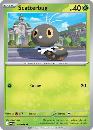 Scatterbug (007/null) [ME03 Perfect Order] - ME03: Perfect Order - Card Brawlers | Quebec | Canada |